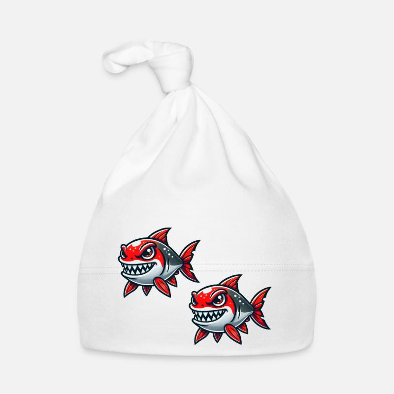 piranhas Organic Baby Cap
