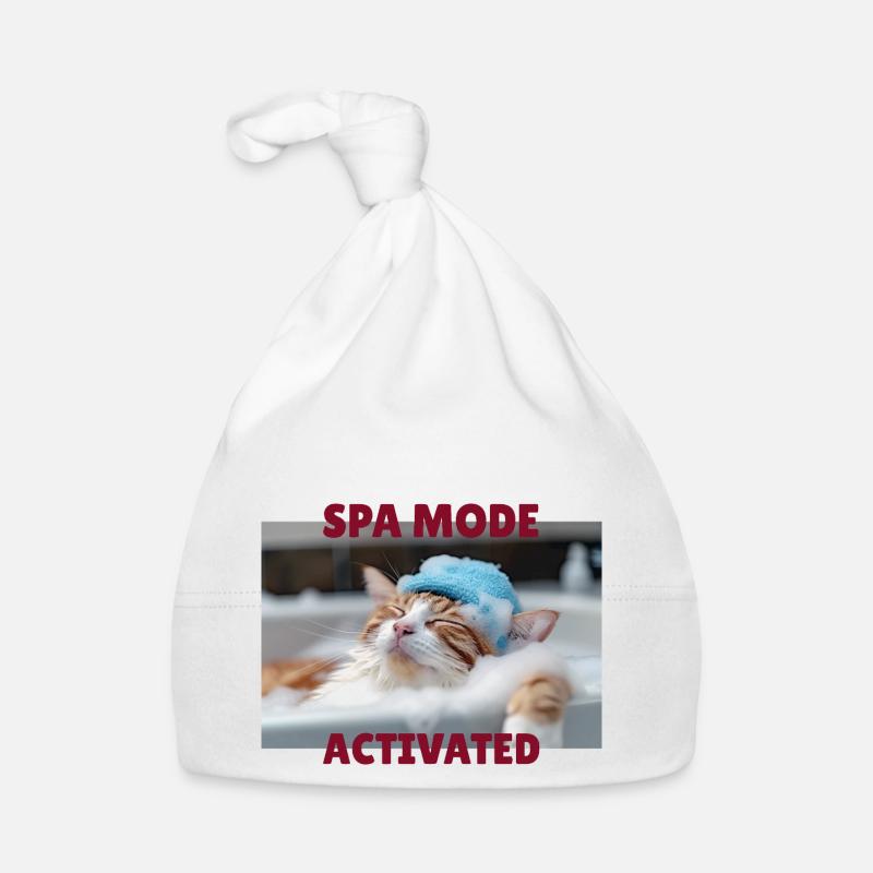 Mode spa chat Bonnet bio Bébé