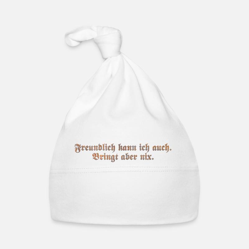 I can also be friendly Organic Baby Cap