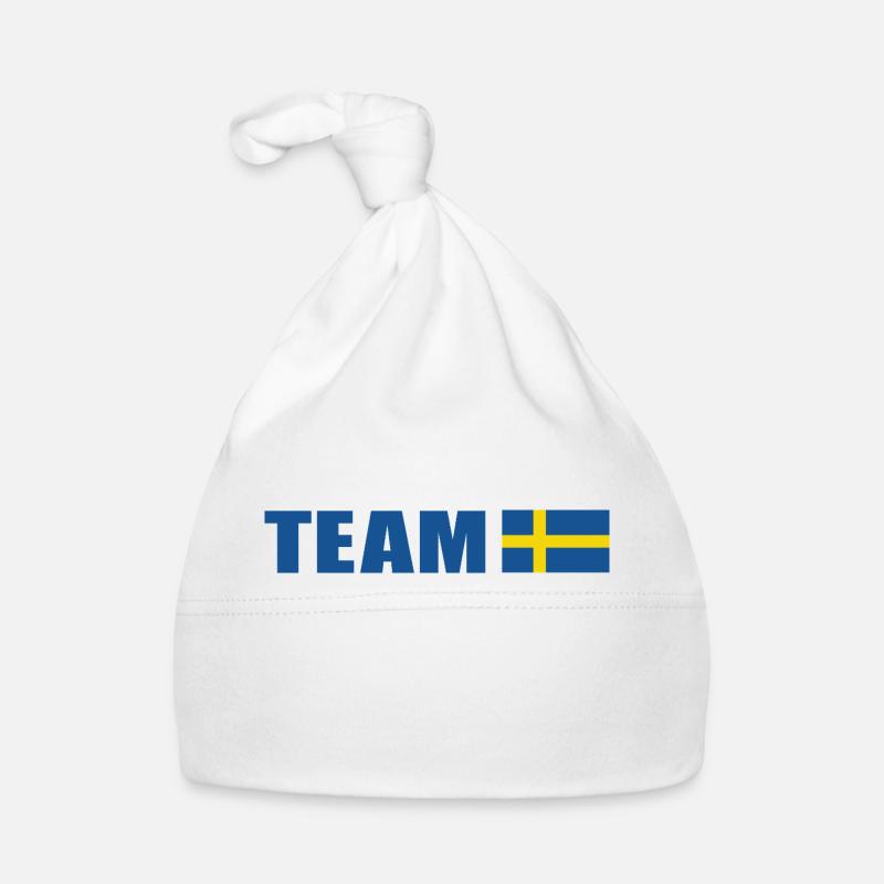 Support Team Sweden Organic Baby Cap
