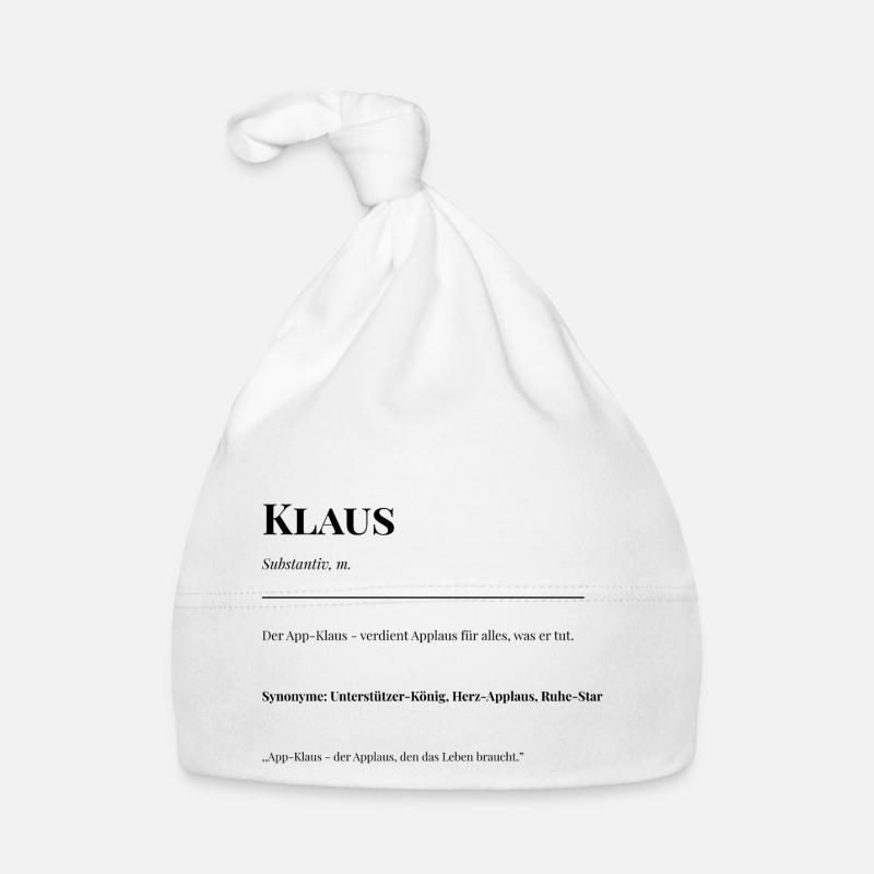 Klaus Baby Bio-Mütze