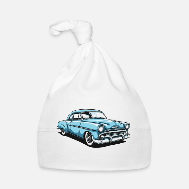 Design de voiture rétro nostalgique Bonnet bio Bébé