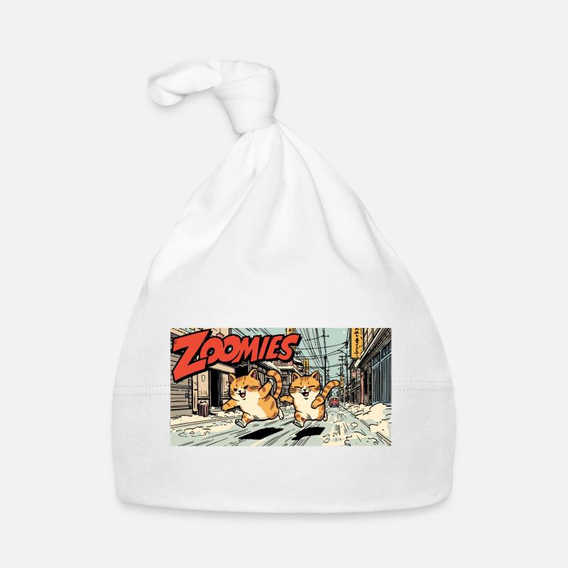 Course de chat anime Bonnet bio Bébé