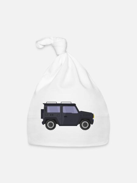 Jeep - Bonnet bio Bébé - blanc - Devant