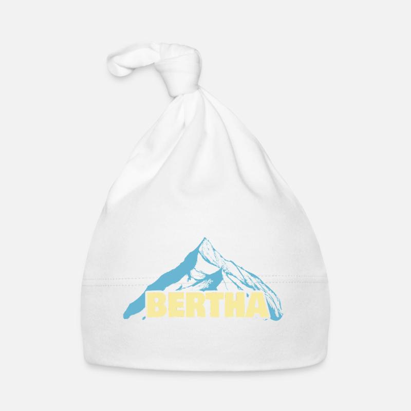 Woman's name Bertha Organic Baby Cap