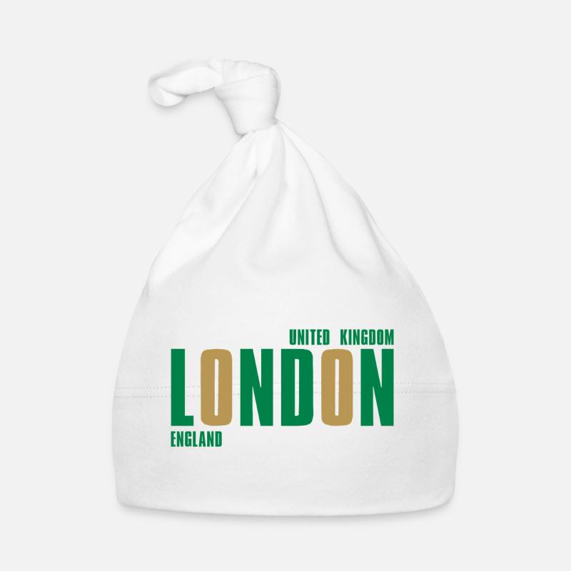 Londres – Angleterre Lyric Design Bonnet bio Bébé