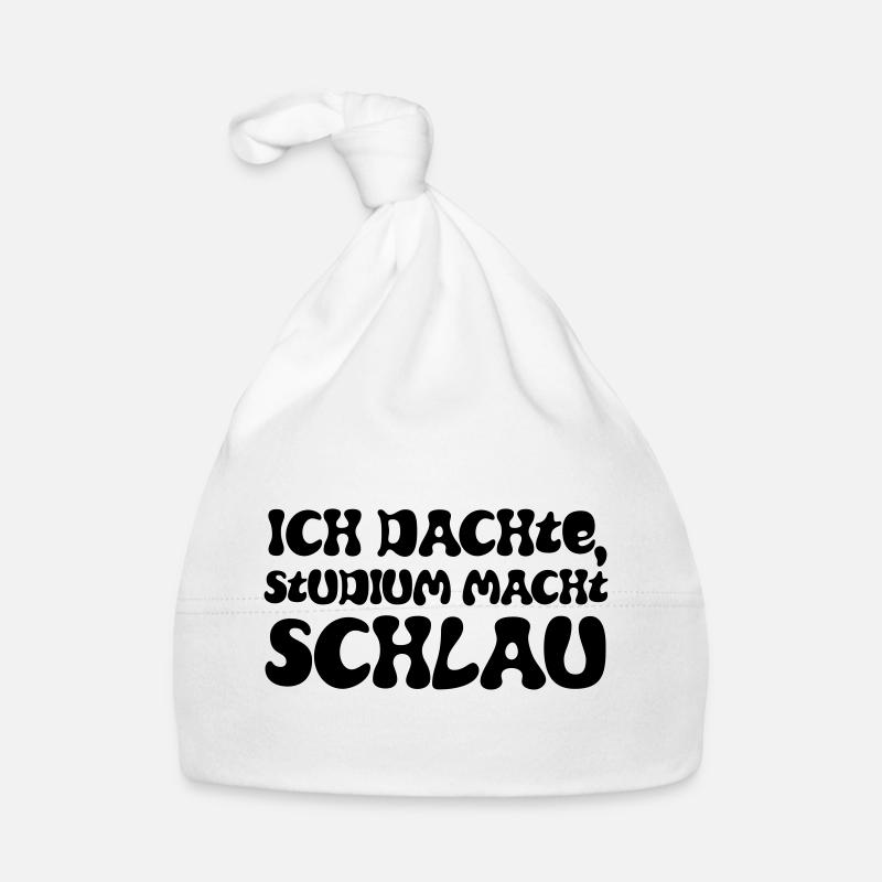 I thought studying made you smart Organic Baby Cap