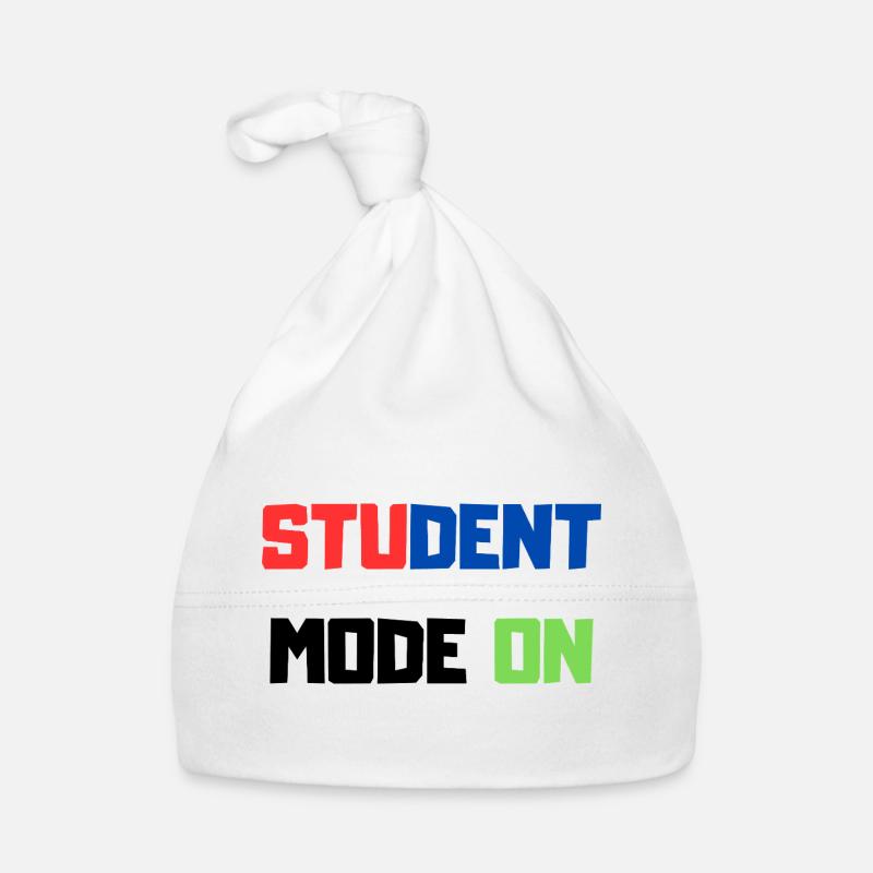 Funny Student – Student Mode ON Organic Baby Cap