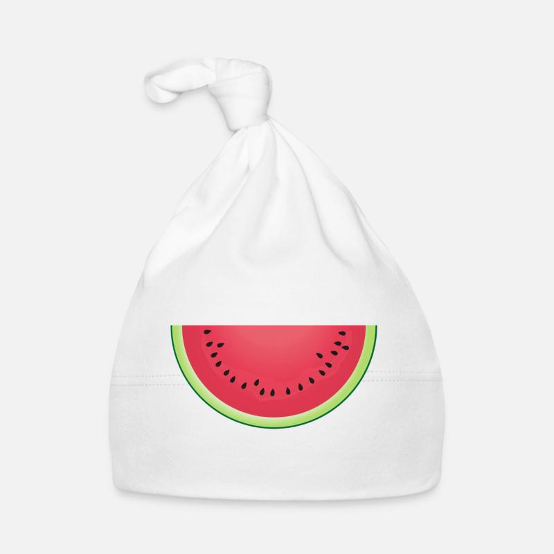 Tranche de pastèque juteuse Bonnet bio Bébé