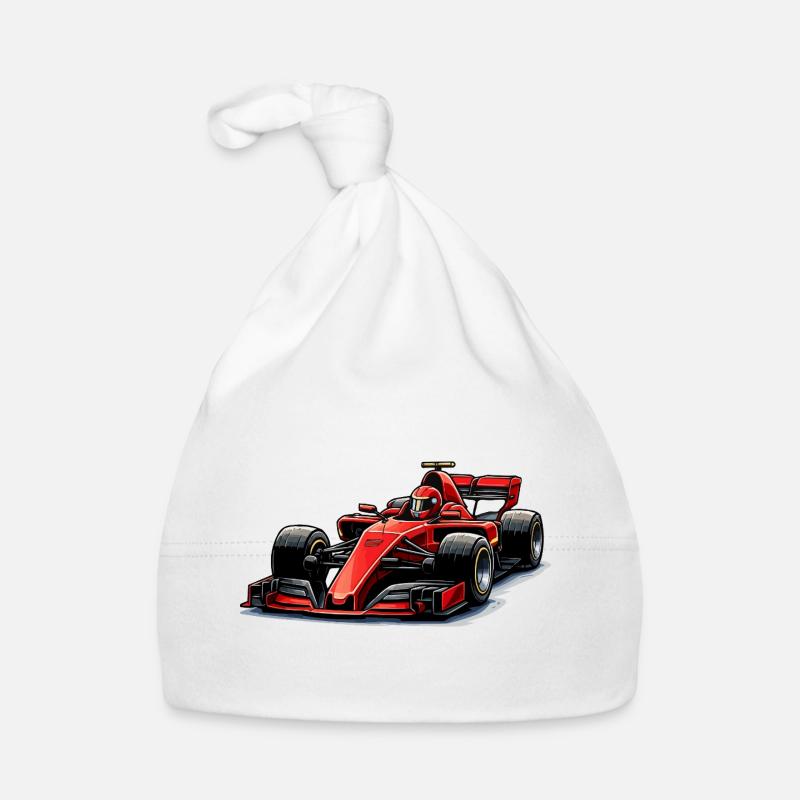 Graphismes de voitures de course Bonnet bio Bébé