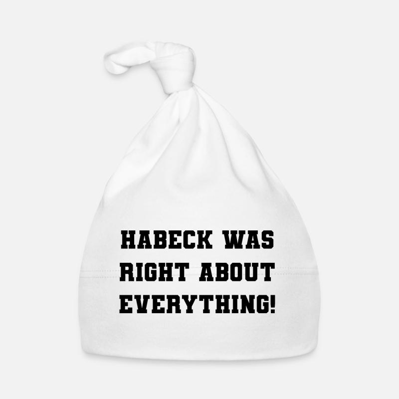 Habeck avait raison sur tout ! Bonnet bio Bébé