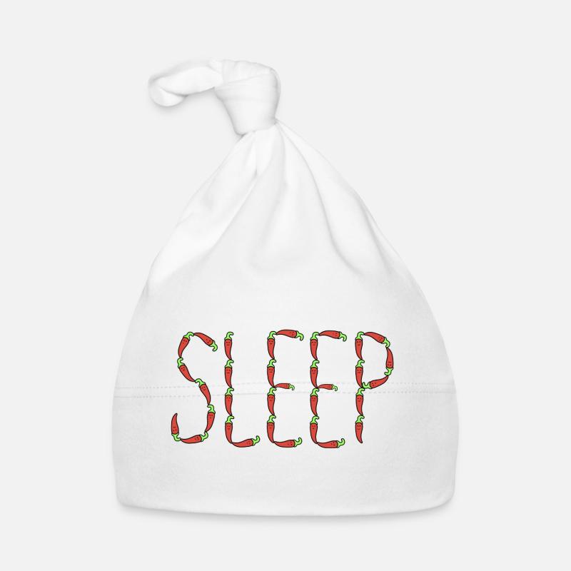Chili pepper sleep Organic Baby Cap