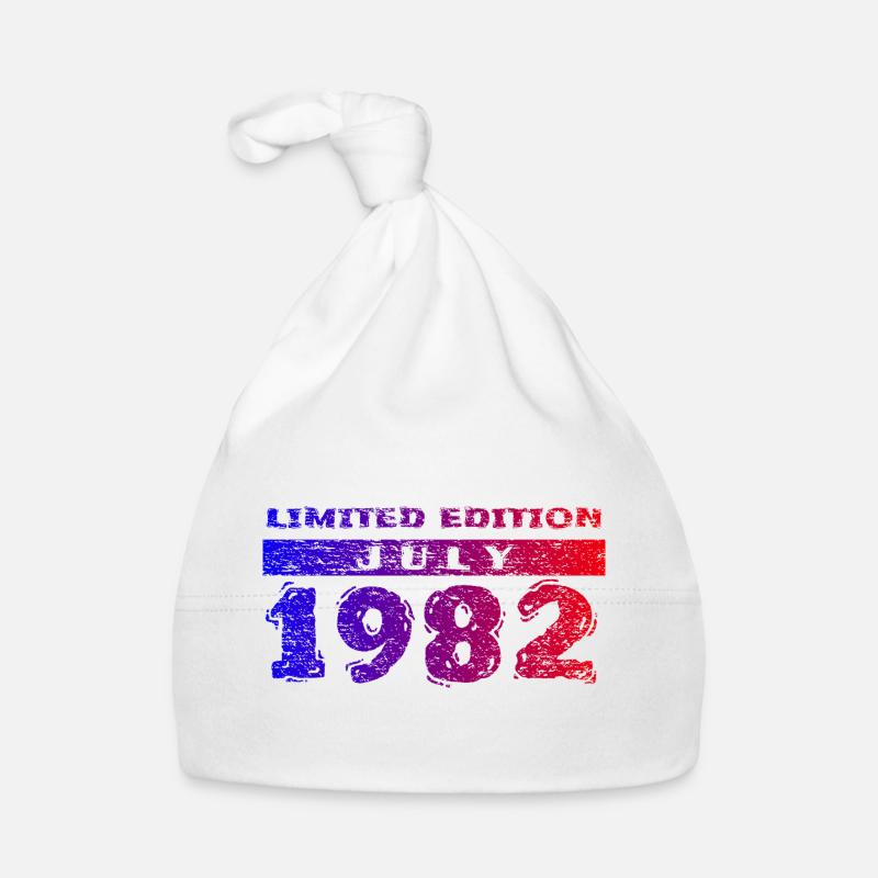 44e anniversaire Édition Limitée 07/1982 Bonnet bio Bébé