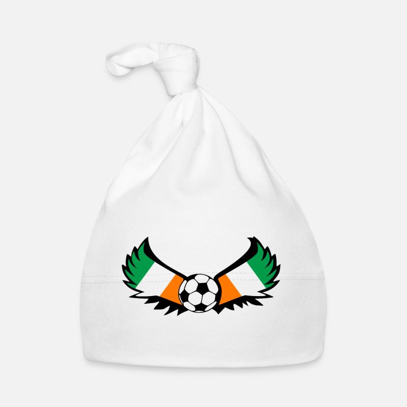 Fussball Irland Baby Bio-Mütze