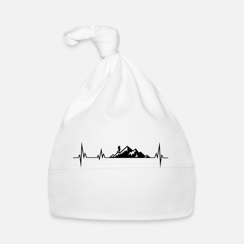 HERZSCHLAG berge wadnerer Baby Bio-Mütze
