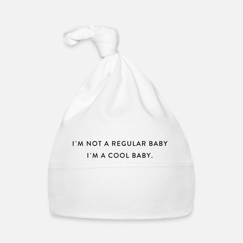 JE SUIS COOL BÉBÉ - Bonnet bio Bébé - blanc