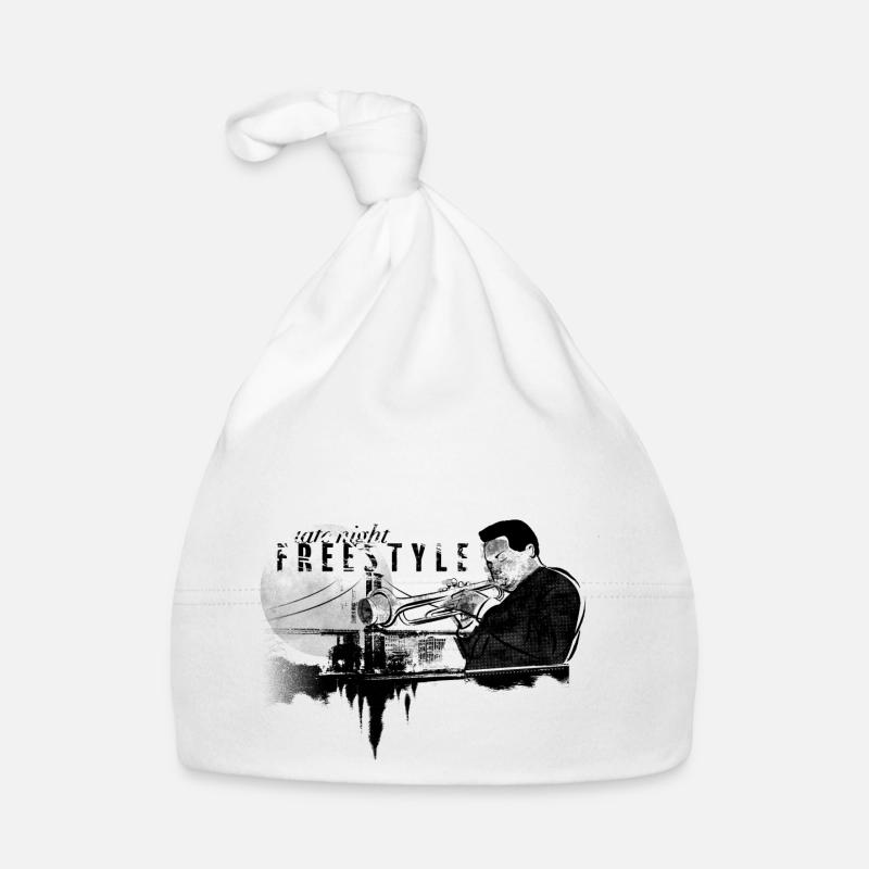 Jazz Freestyle - Bonnet bio Bébé - blanc