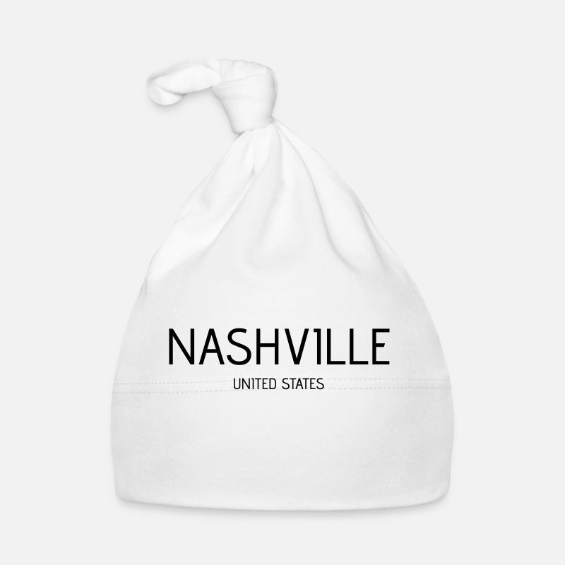 Nashville - Bonnet bio Bébé - blanc