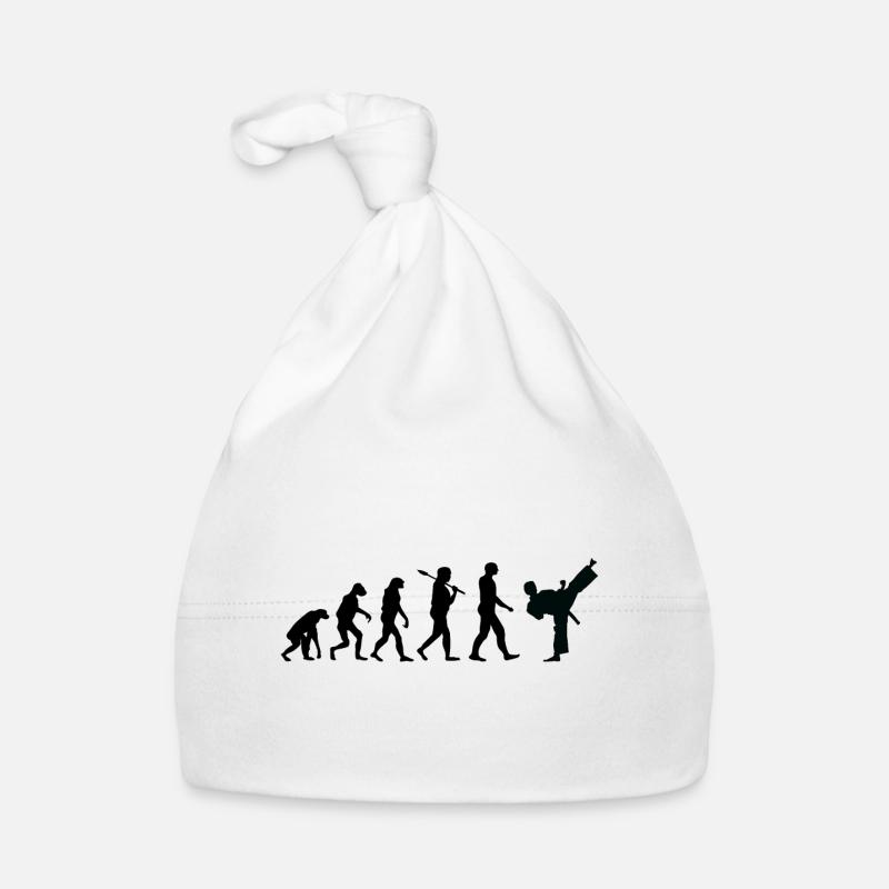 Karate T-Shirt · Evolution · Martial Arts · Exercise Organic Baby Cap