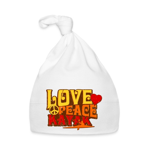 peace love kayak revised and final - Organic Baby Cap