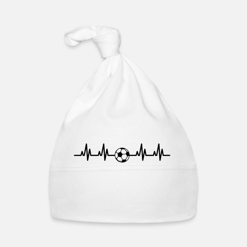 Fussball EKG Baby Bio-Mütze