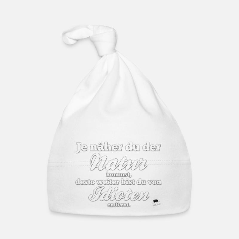 Plus tu te rapproches de la nature, plus tu es Bonnet bio Bébé