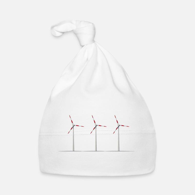 pinwheel - Bonnet bio Bébé - blanc