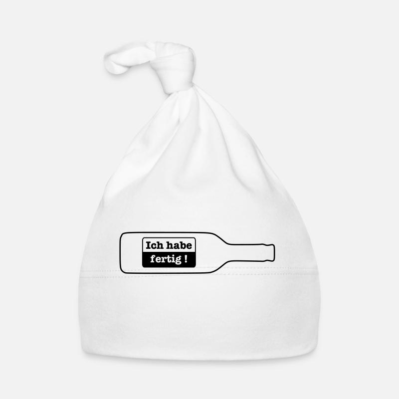 I have done - empty bottle - Organic Baby Cap - white