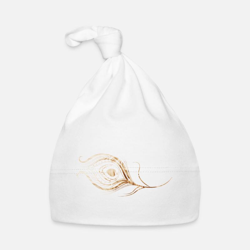 Feder Baby Bio-Mütze