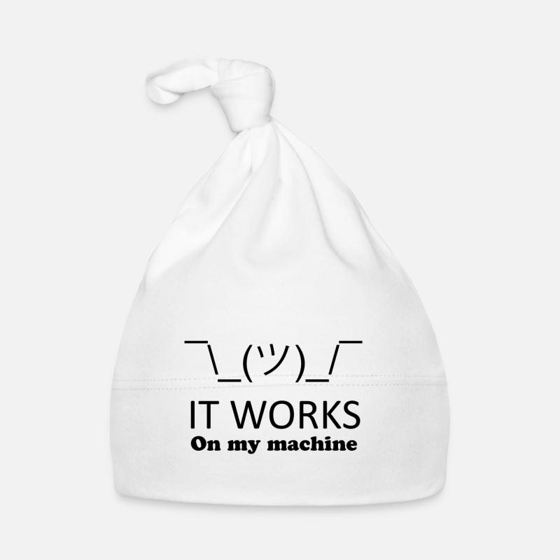 It Work On My Machine Bonnet bio Bébé