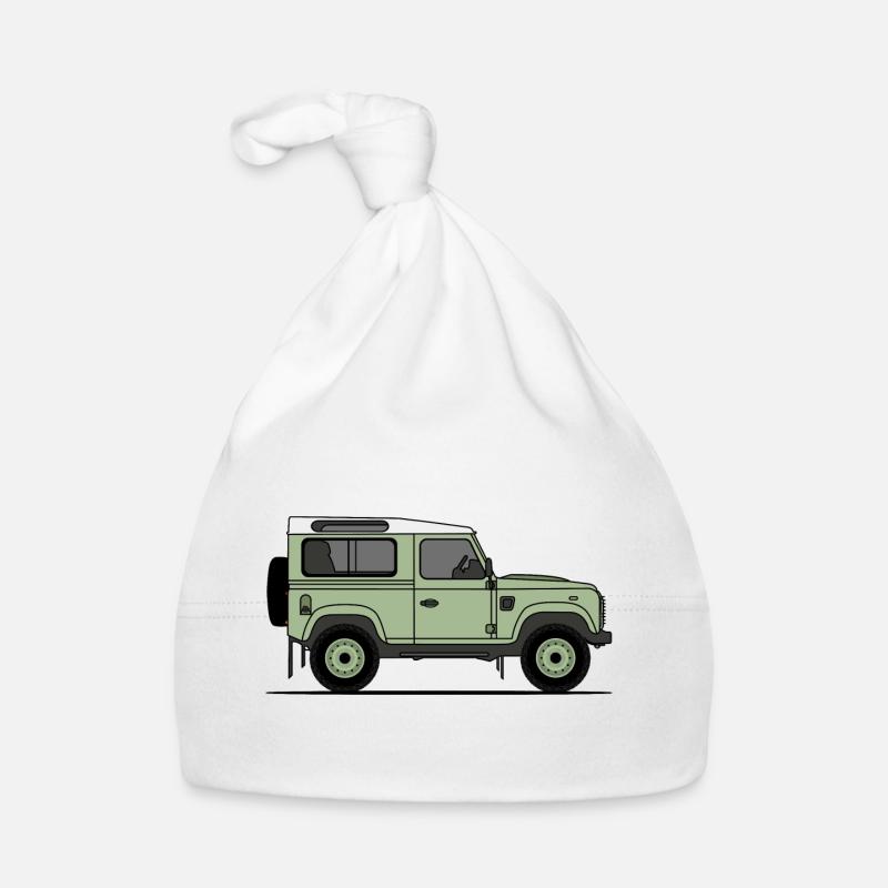 Defender 90 - Bonnet bio Bébé - blanc