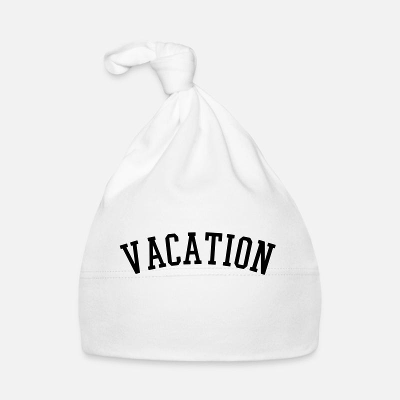 Vacation - Baby Bio-Mütze - Weiß
