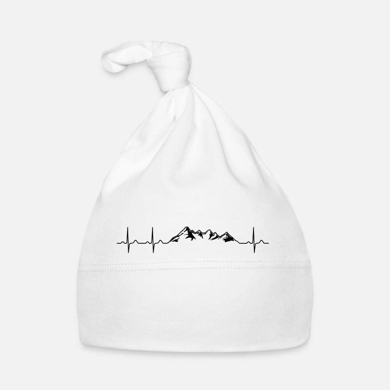 Cœur de montagne randonnée escalade camping Bonnet bio Bébé