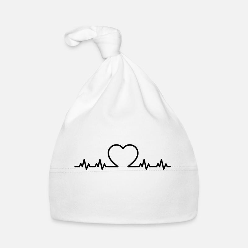 Heartbeat Organic Baby Cap