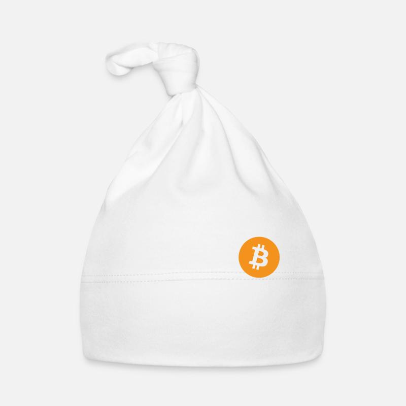 Bitcoin Plan B - Baby Bio-Mütze - Weiß