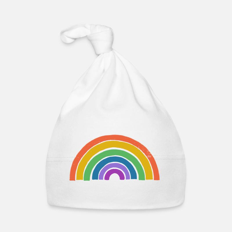 Arc-en-ciel Bonnet bio Bébé