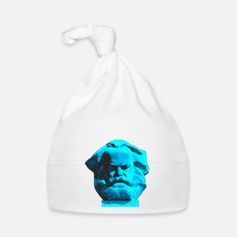 Monument Karl Marx, Chemnitz Nischel. bleu Bonnet bio Bébé