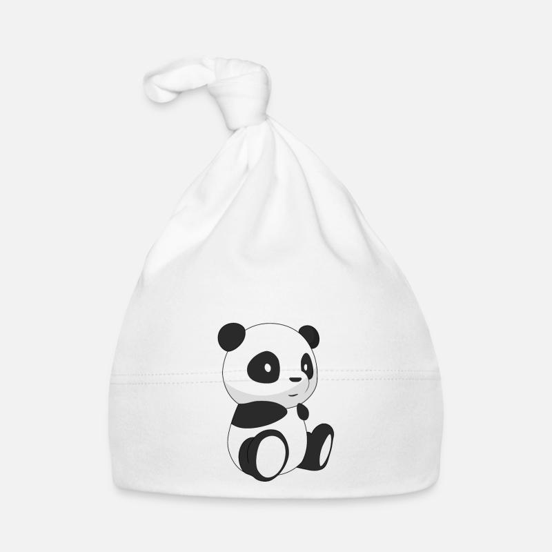 Panda, der lächelt Baby Bio-Mütze