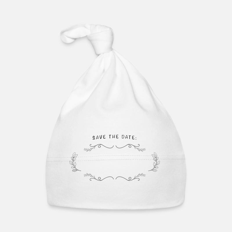 SAVE THE DATE | Champ vide à étiqueter Bonnet bio Bébé