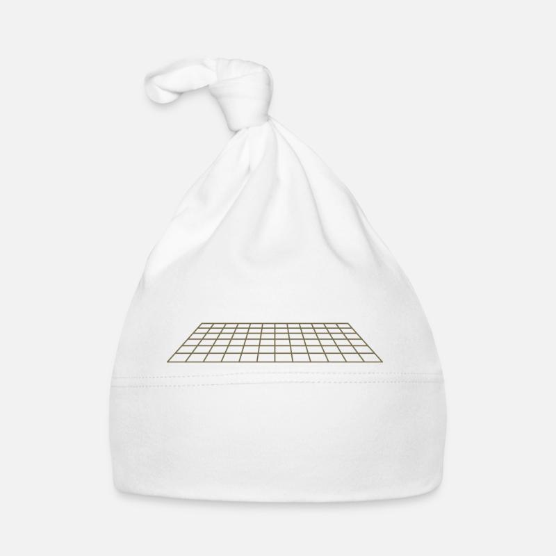 Perspektive 3D Synthwave Baby Bio-Mütze