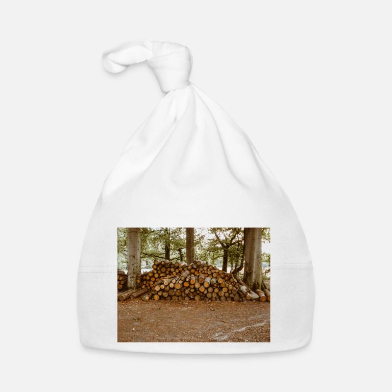 Holz im Wald Baby Bio-Mütze