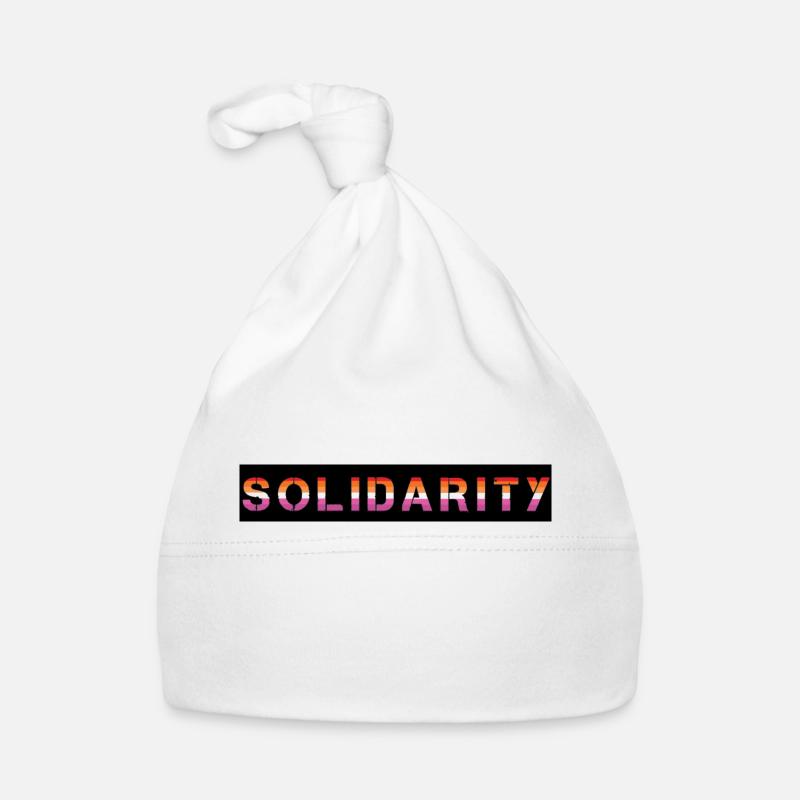 Solidarité lesbienne Bonnet bio Bébé