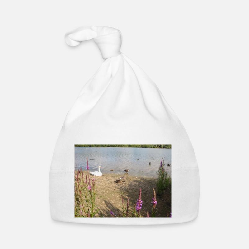 DUCK IN A LAKE Organic Baby Cap