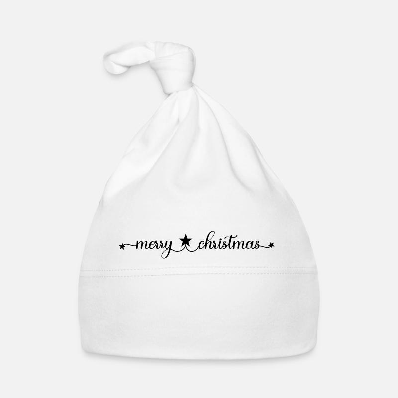 Merry Christmas Baby Bio-Mütze