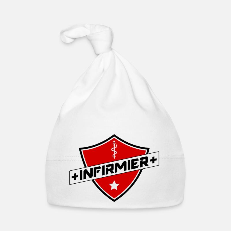 blason infirmier Baby Bio-Mütze