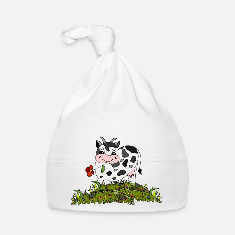 Kuh Baby Bio-Mütze
