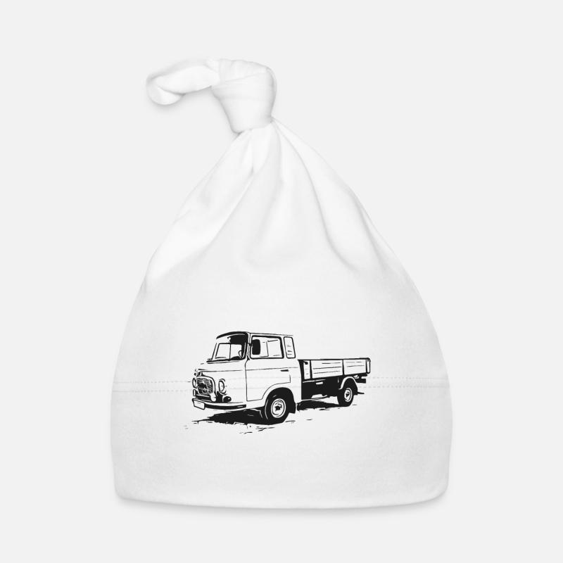 Barkas Pritsche - Pritschenwagen Baby Bio-Mütze