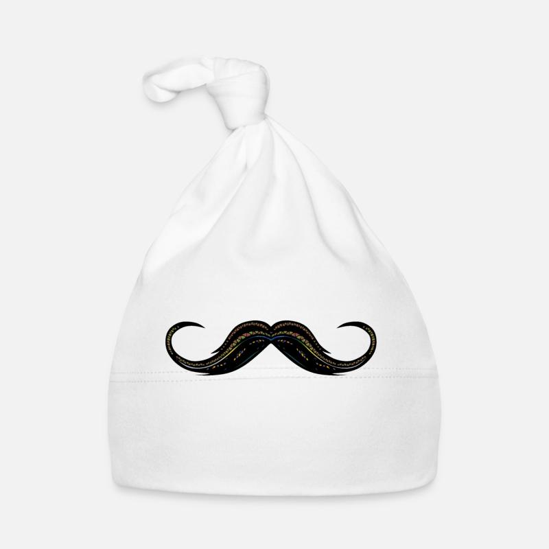 Schnurrbart Schnurrbart Baby Bio-Mütze