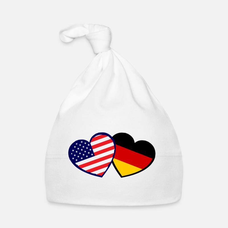 Amour germano-américain Bonnet bio Bébé
