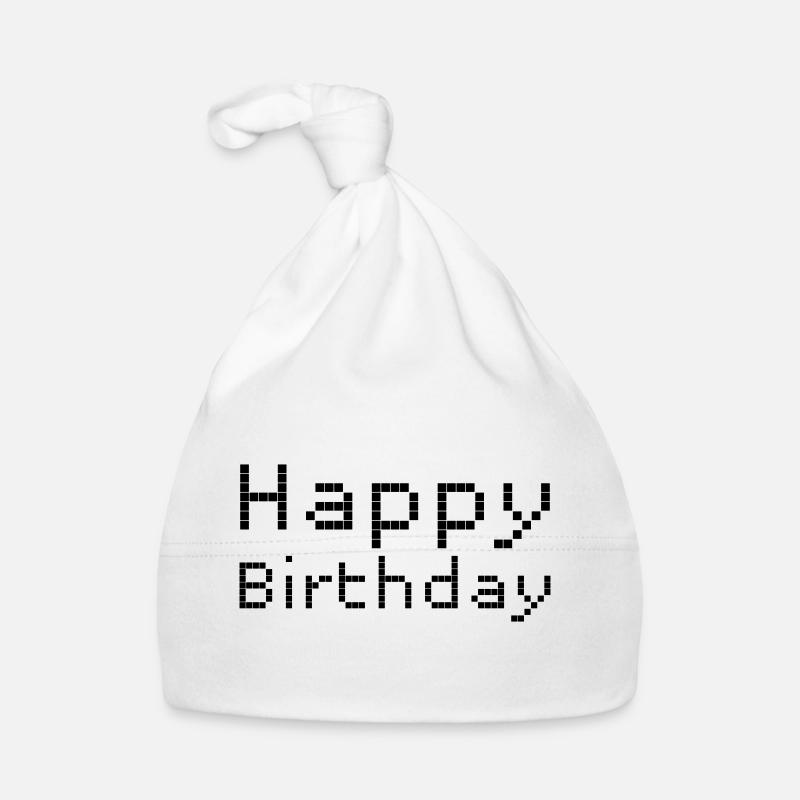 Joyeux anniversaire Bonnet bio Bébé